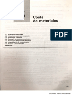 Capítulo 5 Coste de Materiales