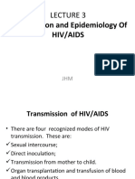 4) - Week 4. Epidemiology and Transmission of Hiv