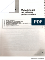 Capítulo 4 Metodologia de Cálculo de Los Costos