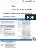 Pert 2 Kapal Dan Muatan (Lanjutan) - Perencanaan Alur Pelayaran, Kolam Pelabuhan, Kolam Putar - Opt - Opt