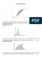 Areas Involving Two Curves Exam Questions