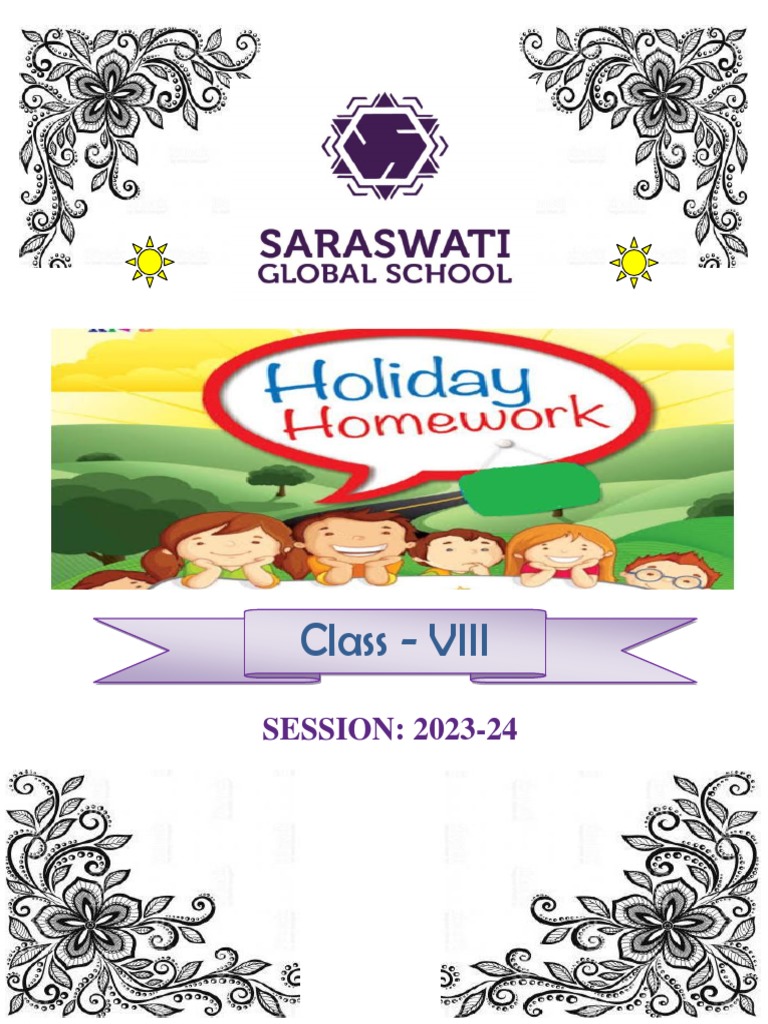 Class 8 Computer Holiday Homework | PDF | Computer Network | Network ...
