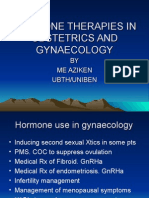 Hormone Therapies in Obstetrics and Gynaecology