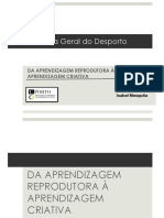 Da Aprendizagem Reprodutora A Criativa