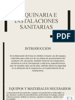 Maquinaria e Instalaciones Sanitarias