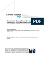 Revista Médica: Características Clínicas y Factores de Riesgo para Tuberculosis en Pacientes Receptores de Injerto Renal