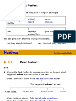 HDW - PreInt - Grammar - 9.1 - Final PAST PERFECT TENSE