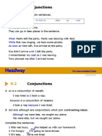 HDW - PreInt - Grammar - 9.2 - Final CONJUNCTIONS