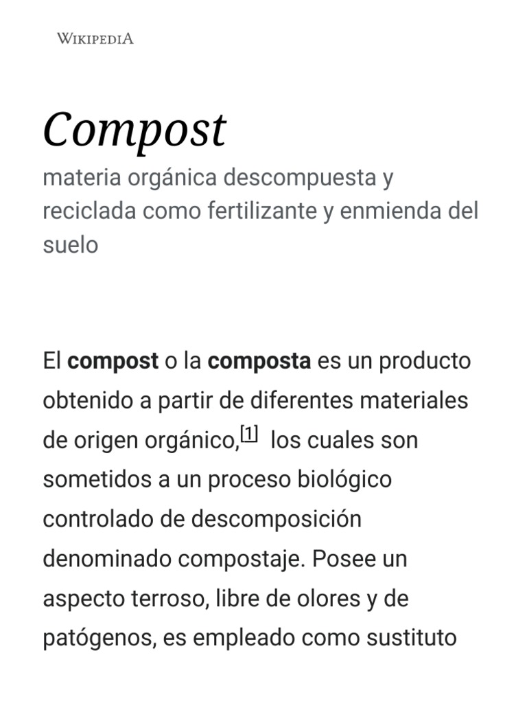 Características y beneficios del compost | PDF | Compost | Naturaleza