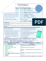 LISTA DE UTILES ESCOLARES 4° A Ciclo Escolar 23-24