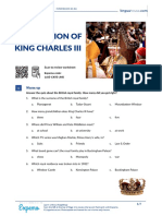The Coronation of King Charles III British English Teacher