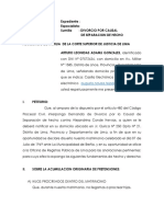 Demanda de Divorcio Por Separacion de Hecho-Arturo Adams Ult PDF
