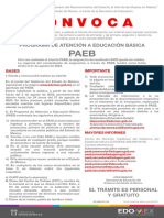 PAEB 2023: Publican Fecha de La NUEVA Convocatoria para Realizar Cambios de Escuela y Turno