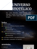 EL UNIVERSO Aristotélico