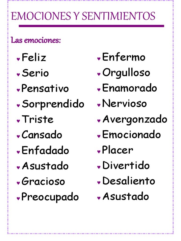 Emociones y Sentimientos | PDF