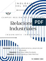 Capacitacion, Adiestramiento y Desarrollo Del Empleado