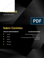 I Coríntios (Continuação)