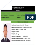 Prem Sherpa