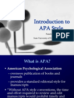 APA For Online