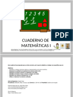 Cuaderno Matematicas I