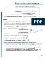 G8 - Triangle Rectangle Et TRIGONOMETRIE