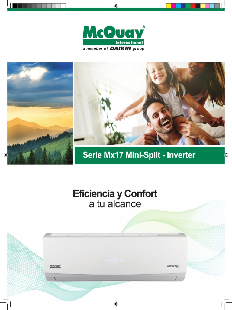 MiniSplit McQuay 17 SEERInverterPrint PDF