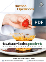 Food Production Operations Tutorial