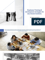 Employee Training & Development Strategies For Any Chosen Business