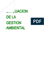 Evaluacion de La Gestion Ambiental