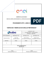 PE-9514-MLT-006 Inspección y Reemplazo de Varillas Preformadas, Rev 0