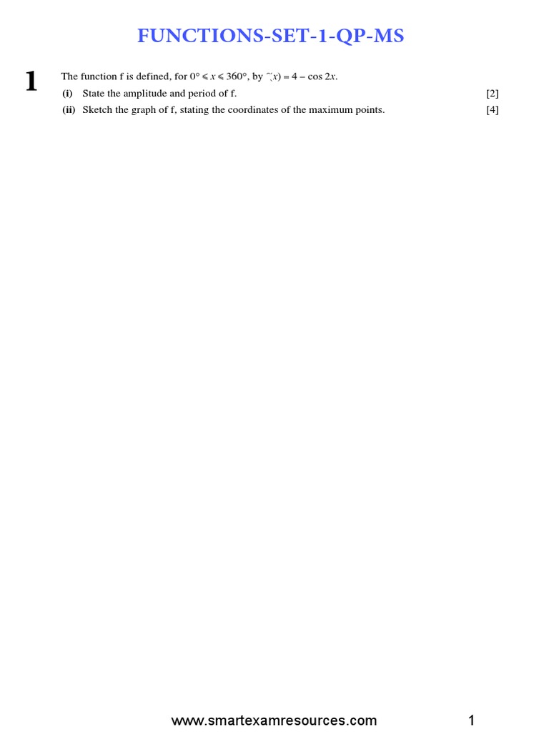 Functions Analysis and Graphing Techniques | PDF | Function ...