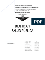 Bioética - Salud Pública