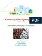Krish Anand - Investigatory Project (Chemistry)
