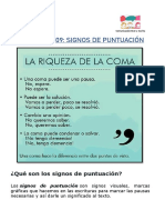 Semana 09 - Signos de Puntuación