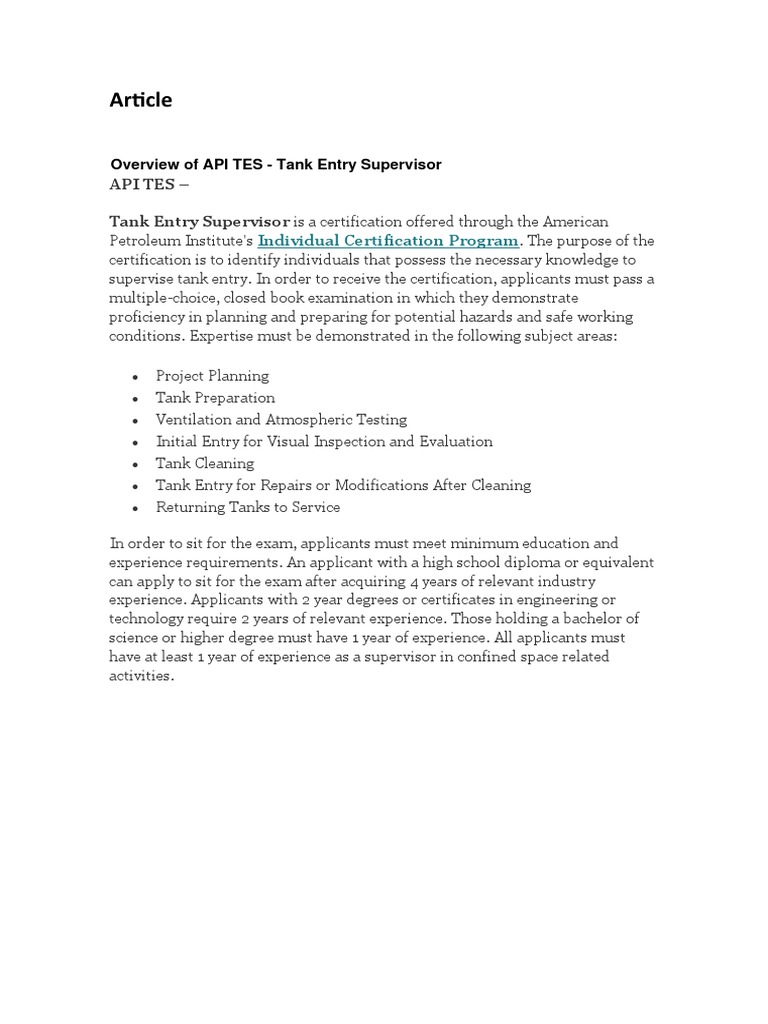 Article_Tank Entry supervisor PDF