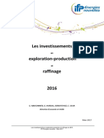 2016 Investissements Exploration-Production Et Raffinage - V2