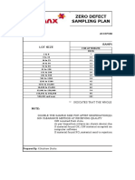 Sampling Plan