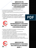 Ejercicios Del Entrenamiento Funcional Multiarticular Variable Concideraciones