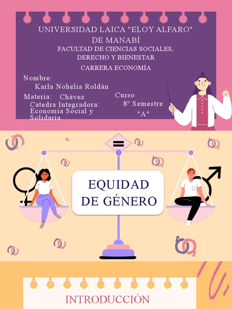 Equidad de Género y Derechos Humanos | PDF | Igualdad de género ...