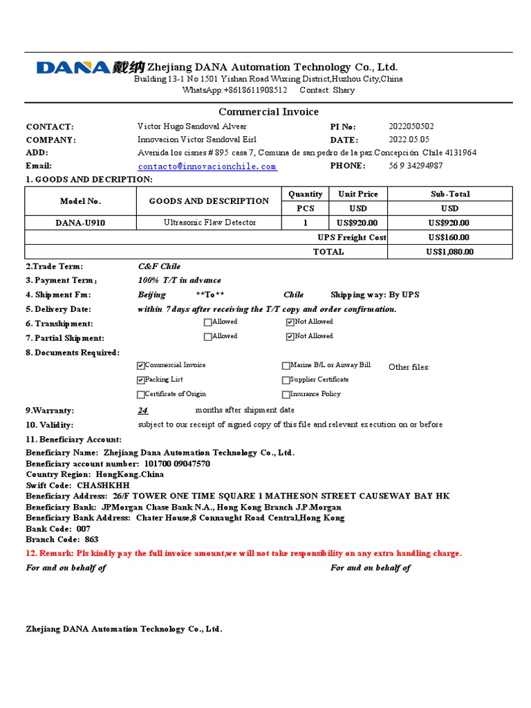 Proforma Pdf Business Service Industries