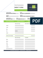 Celitron Agri Customer Requirement Form