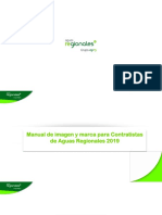 Manual de Imagen y Marca para Contratista de Aguas Regionales 2019