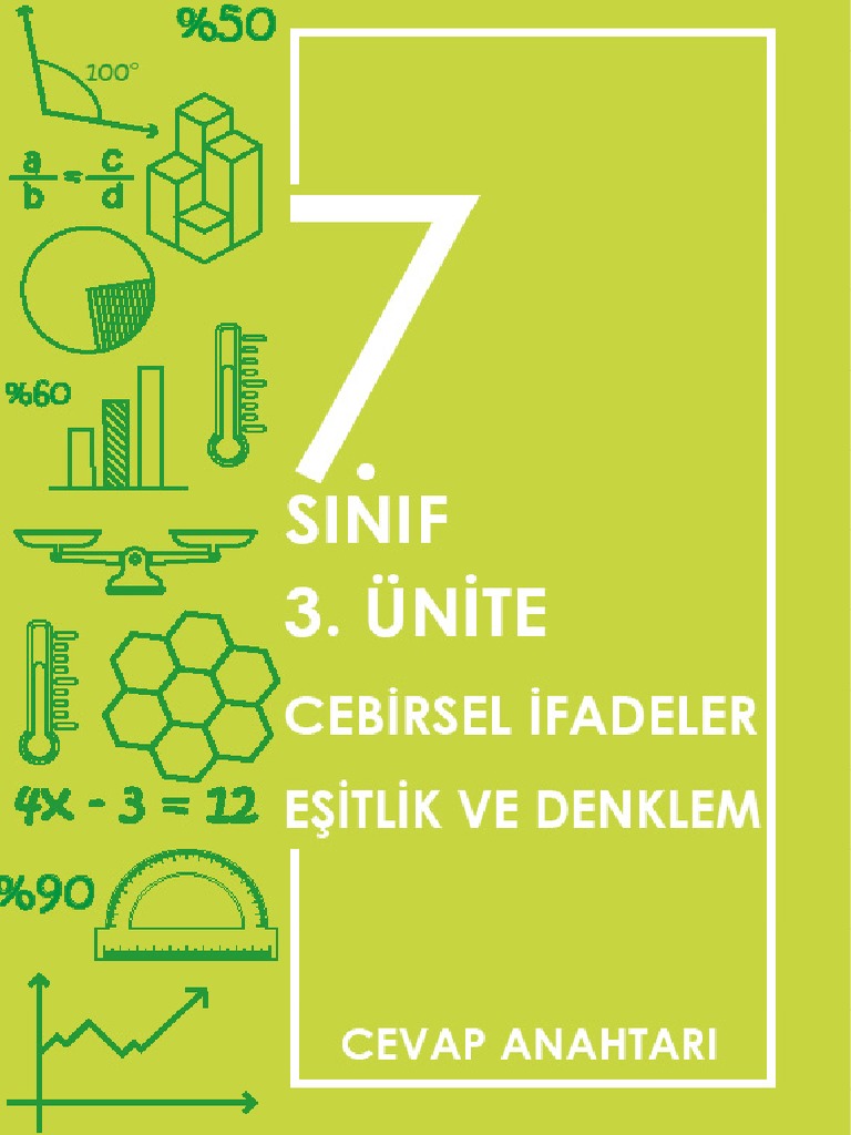 Matematik 3. Ünite Cevap Anahtarı | PDF