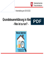 Grundsteuerreform in Niedersachsen Online