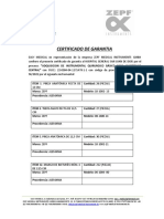 Certificado-De-Garantia - Zepf Gamcot