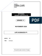Life Sciences p1 Nov 2020