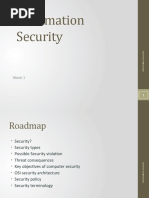 Week 1 - Information Security