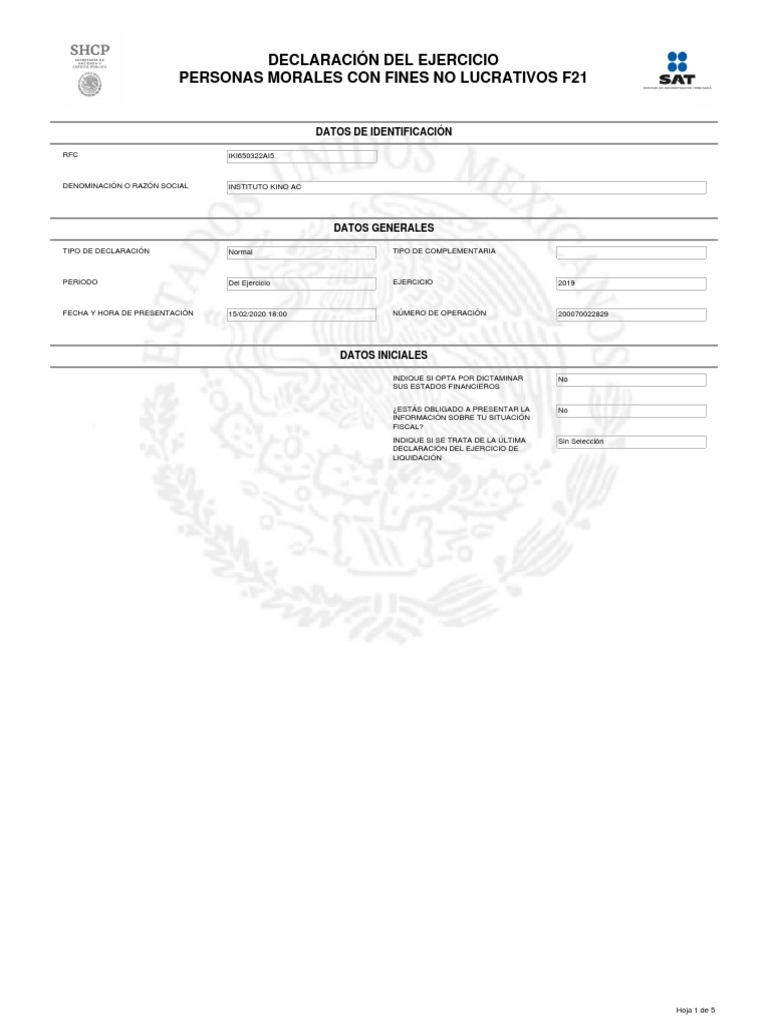 Declaracion Anual | PDF | Impuesto sobre la renta | Impuestos