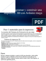 Como Programar y Construir Una Impresora 3D Con