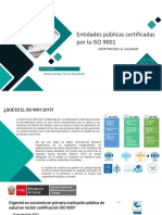 Entidades Estatales Con ISO 9001